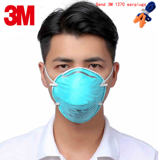 Sold out 3M 1860 N95 respirator mask green Medical mask against Pathogenic microorganisms particulates Infectious pathogens filter mask