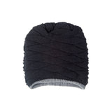 Men's Soft Lined Thick Knit Skull Cap Warm Winter Slouchy Beanies Hat