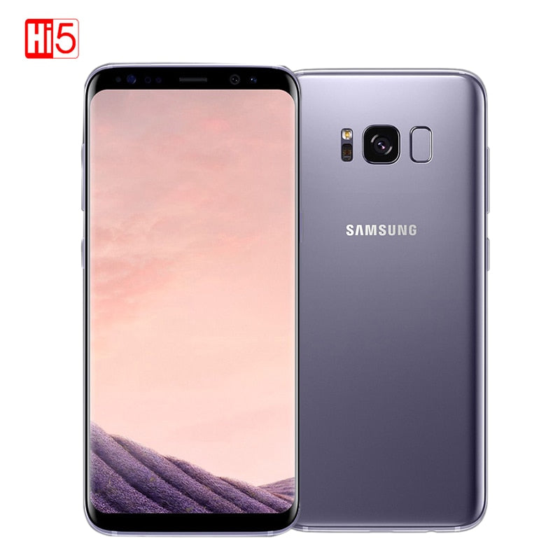 Unlocked Samsung Galaxy S8 5.8-inch screen 4GB RAM 64GB ROM Single Sim Octa Core Android 7.0 Fingerprint 3000mAh mobile phone