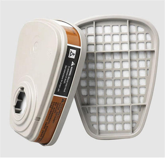 2pc 6001cn Organic Vapor Respirator Filter Cartridge For 3M 7502 6200 Gas Mask 9 8 CURBSIDE PICK UP AVAILABLE