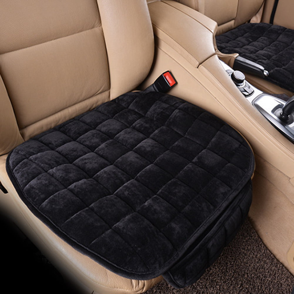 Universal Car Seat Cover Winter Plush Anti Slip Cushion Pad Mat Office Chair Soft Breathable Seat Cover Auto Interior Supplies