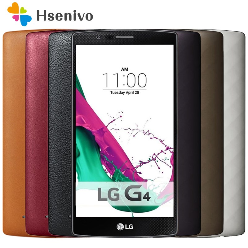 Unlocked LG G4 H815 EU Hexa Core 3GB RAM 32GB ROM 5.5 '' Cell Phone 16.0MP Camera 4G LTE Original phone refurbished