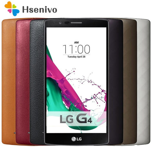 Unlocked LG G4 H815 EU Hexa Core 3GB RAM 32GB ROM 5.5 '' Cell Phone 16.0MP Camera 4G LTE Original phone refurbished