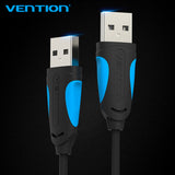 Vention USB Male to Male Extension Cable 480Mbps High Speed Data Transfer USB Cable Extender for Radiator Car Speaker HD Webcom