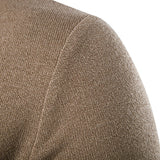 Men Autumn Winter Button V Neck Long Sleeve Knit Sweater Cardigan Coat