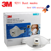 3M 9211 respirator dust mask With a breathing valve dust mask against PM2.5 Automobile exhaust particulates filter mask