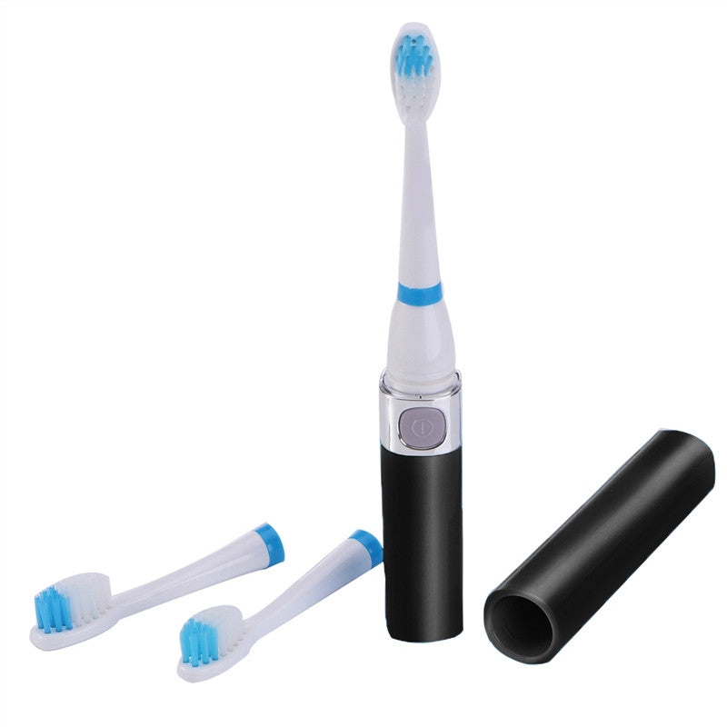 Waterproof Ultrasonic Electric Toothbrush Holder with 3 Replacement Heads 12500/min Pro Teeth Whitening Brush Oral Care Dental Tool