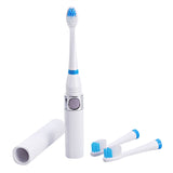 Waterproof Ultrasonic Electric Toothbrush Holder with 3 Replacement Heads 12500/min Pro Teeth Whitening Brush Oral Care Dental Tool