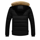 Men Outdoor Warm Winter Thick Jacket Plus Fur Hooded Coat Jacket