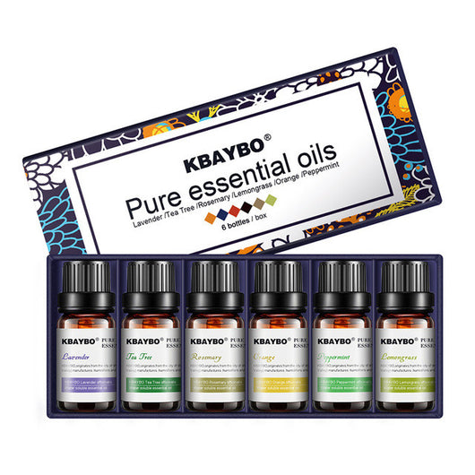 KBAYBO essential oils for aromatherapy diffusers	lavender tea tree lemongrass tea tree rosemary Orange oil