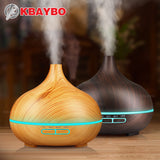 300ml Air Humidifier Essential Oil Diffuser  Aroma Lamp Aromatherapy Electric Aroma Diffuser Mist Maker for Home-Wood
