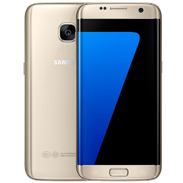 Unlocked Original Samsung Galaxy S7 Edge 4G LTE Mobile Phone NFC 5.5" 12.0 MP 4GB RAM 32GB ROM Octa Core Cell phone