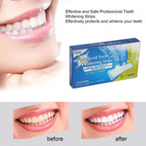 28Pcs/14Pair 3D White Gel Teeth Whitening Strips Oral Hygiene Care Double Elastic Tooth Whitening Strips Dental Bleaching Tools