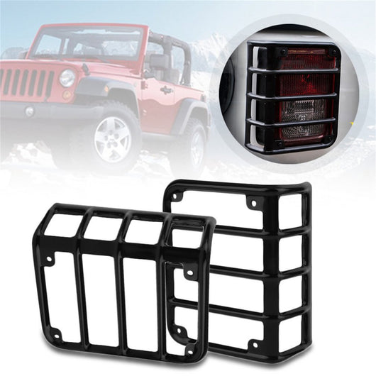Newest Auto Car Tail Light Rear Lamp Cover Guards Protecting Lights Car Accessories For Jeep For Wrangler Drop Shipping