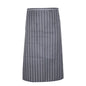 Polyester Stripe Apron Unisex Waterproof Oilproof Bib Apron Chef Waiter Kitchen  Cook Tool Home Restaurant Cooking Apron E5M1