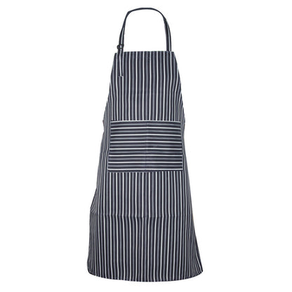 Polyester Stripe Apron Unisex Waterproof Oilproof Bib Apron Chef Waiter Kitchen  Cook Tool Home Restaurant Cooking Apron E5M1