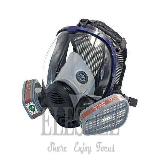 New Industrial 7-In-1 6800 Full Gas Mask Respirator With Filtering Cartridge For Painting Spraying Similar For 3M 6800