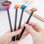 6 pcs/lot colorful planet black ink gel pen writing pens set student stationery office school supplies canetas escolar