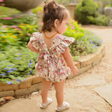 Newborn Infant Kids Baby Girls Floral Romper Jumpsuit Outfit Playsuit Clothes