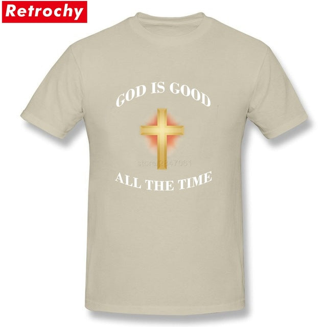 Shirt Full God Is Good All the Time Christian T-shirt Christian Shirt Men T Shirt Design and Printing Cotton Short Sleeve 3XL