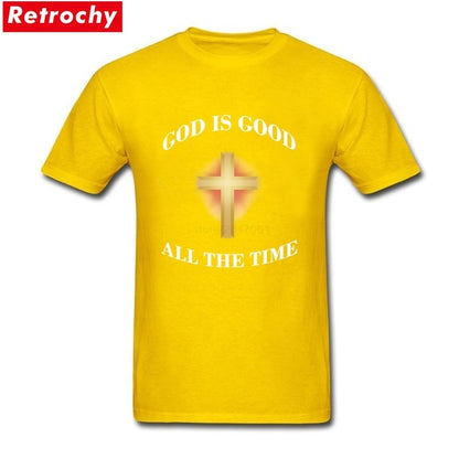 Shirt Full God Is Good All the Time Christian T-shirt Christian Shirt Men T Shirt Design and Printing Cotton Short Sleeve 3XL