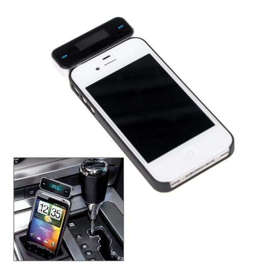 Wireless Car Kit 3.5mm In-Car Handsfree FM Transmitter + USB Car Charger for ipod iphone Smartphone MP3 MP4