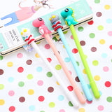 2 pcs/lot Cute cartoon monster gel pen kawaii stationery pens canetas material escolar office school supplies papelaria