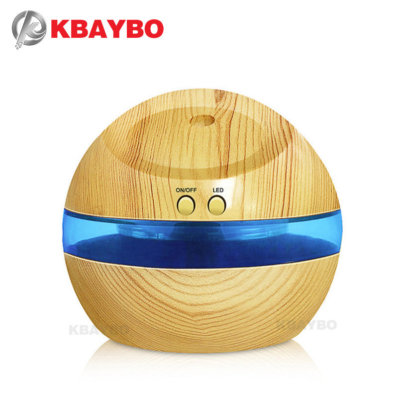 290ml Mini Blue Backlight Humidifier Ultrasonic Humidifier Air Aroma Diffuser Mist Maker Essential Oil diffuser of Home and Car