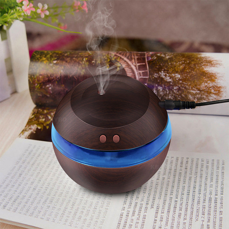 Mini Car  Aromatherapy Humidifier Aroma Diffuser Essential Oil Diffuser Air Purifier Blue Backlight LED