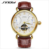 Sinobi Skeleton Watch Luxury Sapphire Crystal Machinery Men'S Watches