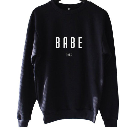 Men And Women Same Paragraph Autumn Winter Letters Printed Cashmere Sweater