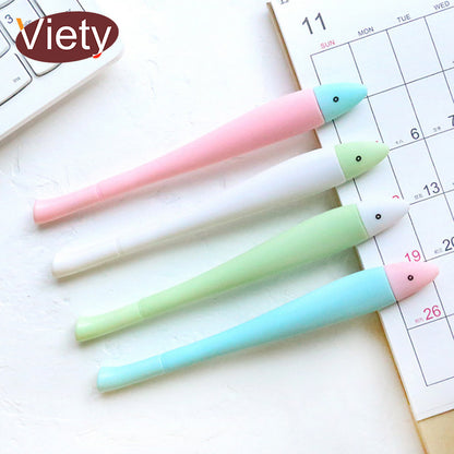 Cartoon animal fish student gel pen cute pens canetas material escolar kawaii staitonery paperlaria school supplies