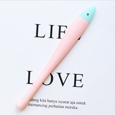 Cartoon animal fish student gel pen cute pens canetas material escolar kawaii staitonery paperlaria school supplies