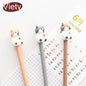 3 pcs/lot Cartoon cute Dog student gel pen kawaii pens school supplies stationery canetas material escolar papelaria