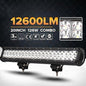 20inch 126W IP67 Waterproof Car LED Flood Work Light for Jeep SUV Offroad Boat Truck 12V-24V