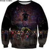 PLstar Cosmos Drop shipping 2018 New Fashion hoodies Men pullovers Movie Avengers: Infinity War 3d Print Hooded sweatshirt