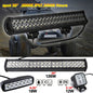 Willpower LED Light Bar 18W/126W/4D 126W LED Work Light Spot Flood Combo Led Bar Off Road Lights Driving Lights Led Fog Light For Jeep Boat  SUV UTV ATV Car 12V 24V 6500K