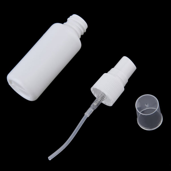 30ml Travel White Plastic Perfume Atomizer Empty Small Spray Bottle 5pcs Refillable Bottles For Women Lady Makeup Tool   HB88