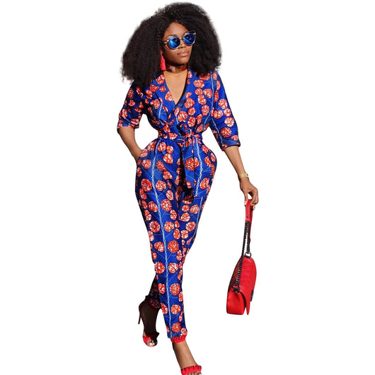 Polyester Print Casual Jumpsuits & Rompers