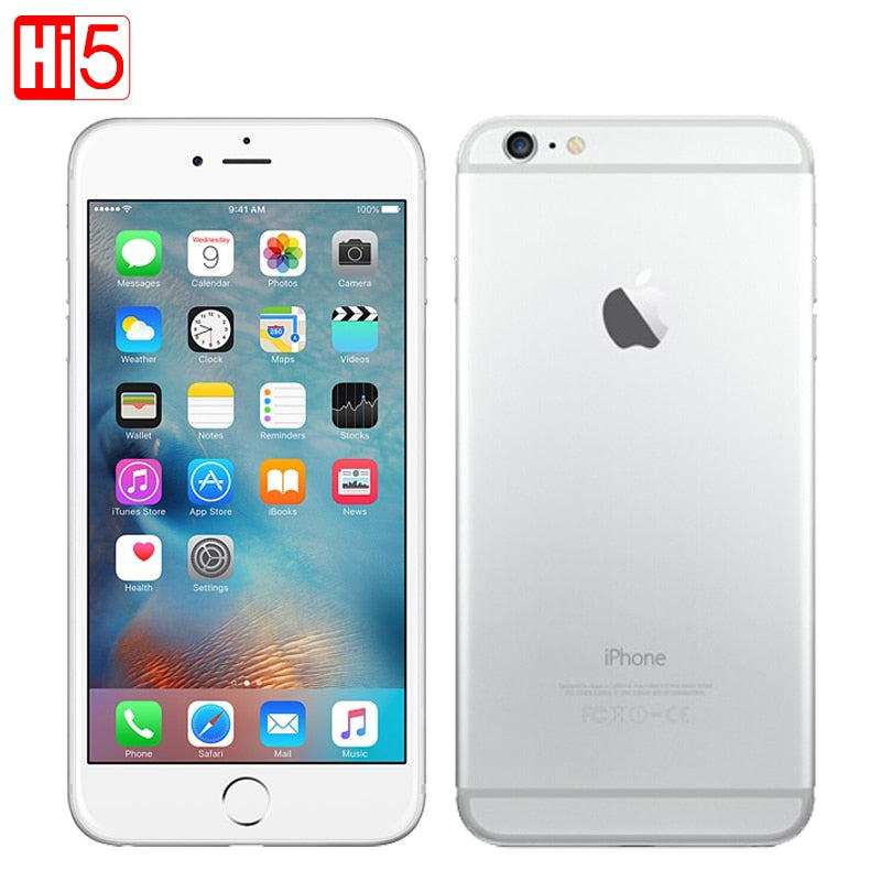 Unlocked Apple iPhone 6 plus Dual Core 16GB/64GB/128GB ROM 5.5" IOS 8MP Camera 4K video LTE fingerprint Single SIM smart phone