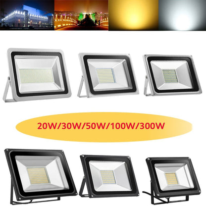 20W/30W/50W/100W IP65 LED Flood Light Cool White SMD Floodlights for Outdoor Garden Lighting