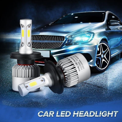 2PCS 100W LED car headlight H1 H3 H7 H11 HB3 880/881 H4 9004 9007 H13 9006/HB4 Automobiles Waterproof Headlamp Car LED High Beam