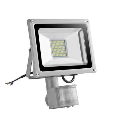 30/50/100 W LED PIR Motion Sensor Floodlight Outdoor Garden SMD Cool White/Warm Light  Lamp AC 220-240V