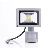 20W 85-265V Cool White Flood Light IP65 Waterproof LED Outdoor Lamp PIR Motion Sensor Spotlight