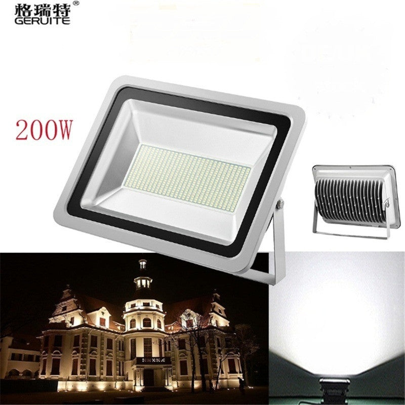 200W/100W Outdoor LED Flood Light Cool White and Warm White Garden Lamp Floodlight IP65 220V-240V/110V