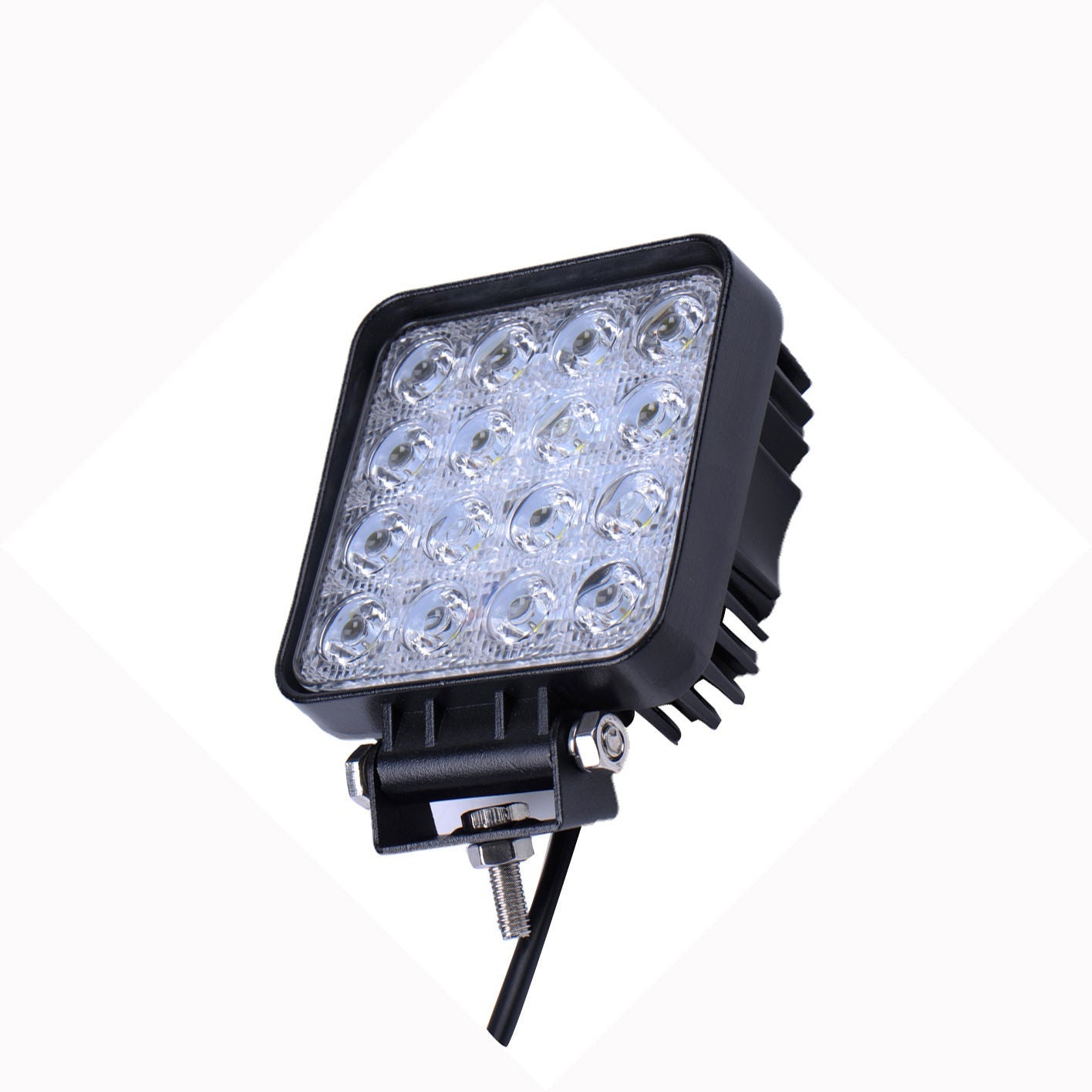 20x 48W Square LED Work Light Headlight Offroad Truck SUV VAN Lamps 10-30V IP67