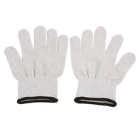 Conductive Glove 1 Pair Electrode Glove for Muscle Pulse Massage Physiotherapy Electrotherapy Massage Glove Silver Conductive Fiber