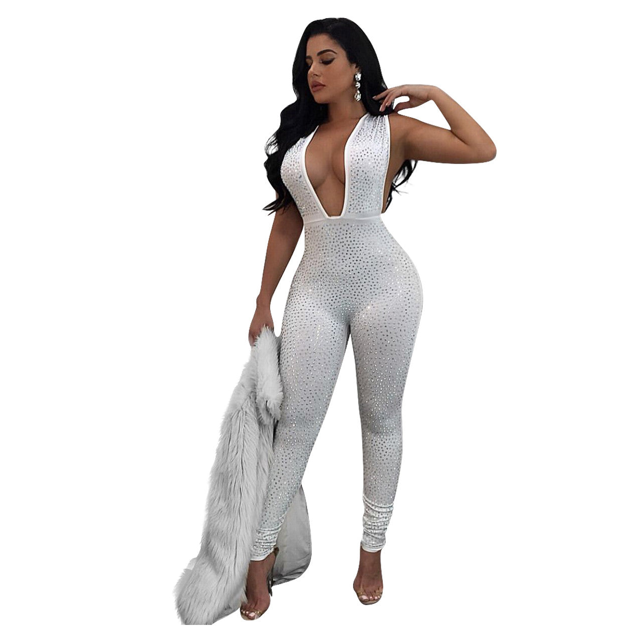 Polyester sexy Jumpsuits & Rompers