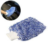 Microfiber Wash Mitt High Density Scratch Free Car Cleaning Glove for Home Kitchen Bathroom Office