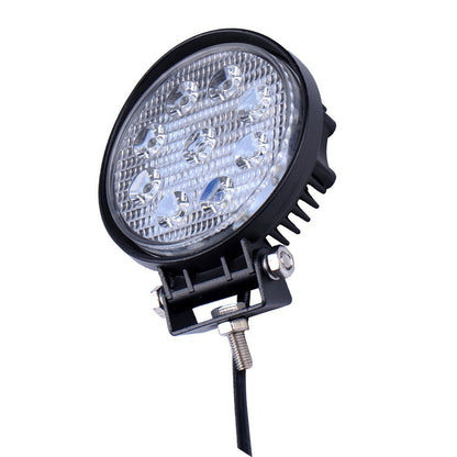 2/X/4X/6X 27W LED Work Light Round Bar Spot Beam 4X4 Offroad Truck ATV SUV